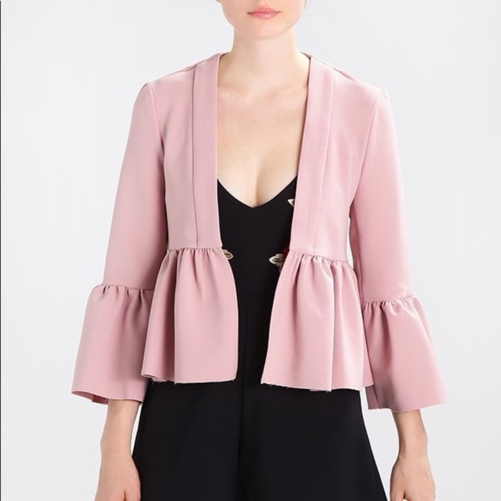 Topshop Peplum Blazer Jacket